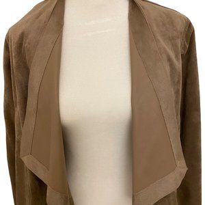 Womens Light Jacket - Faux suede